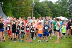 Run to Fall 5K start line